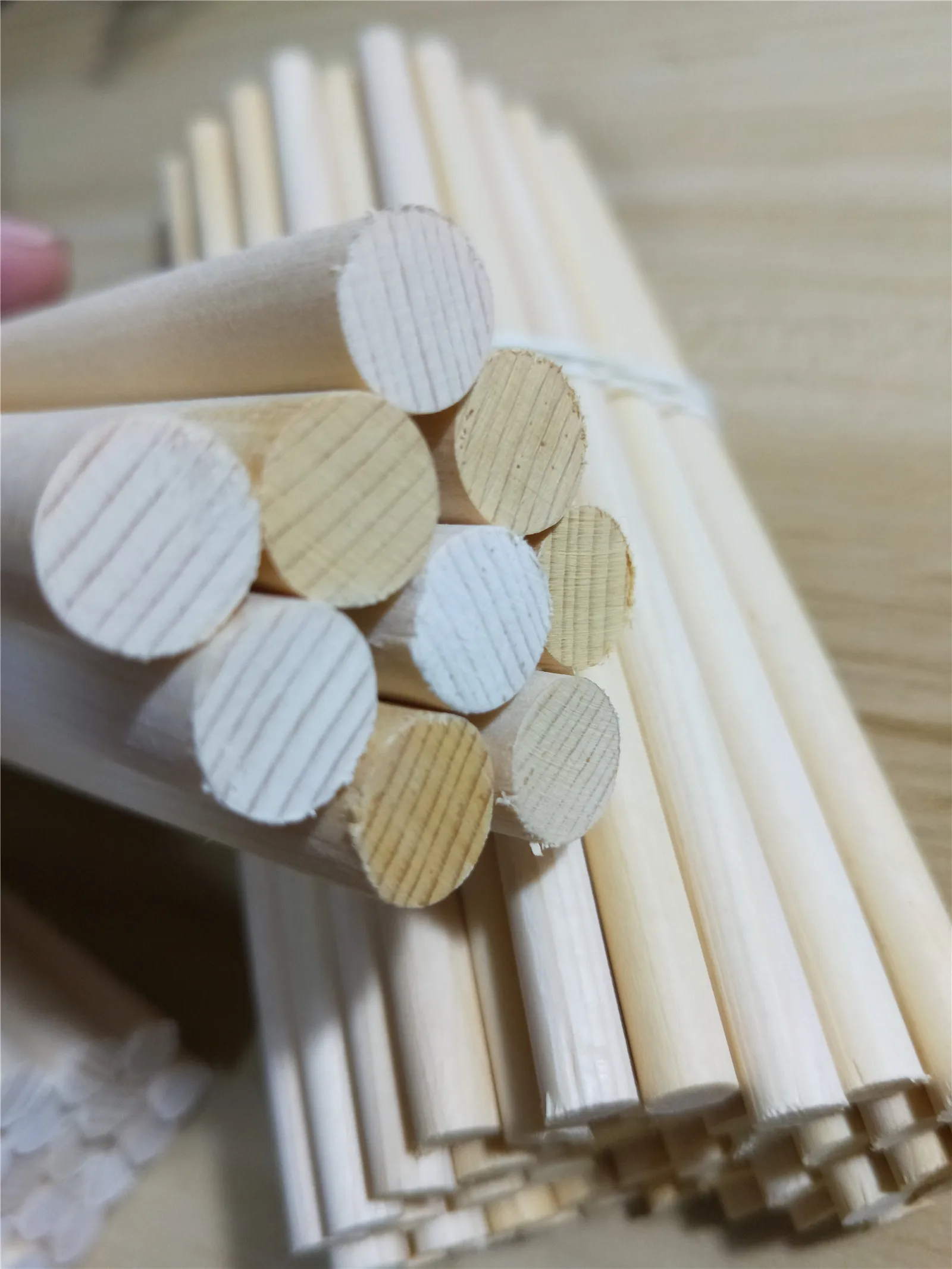 4 PCs Quality Spruce Double Bass Sound Post In 16mm or 17mm or 19mm