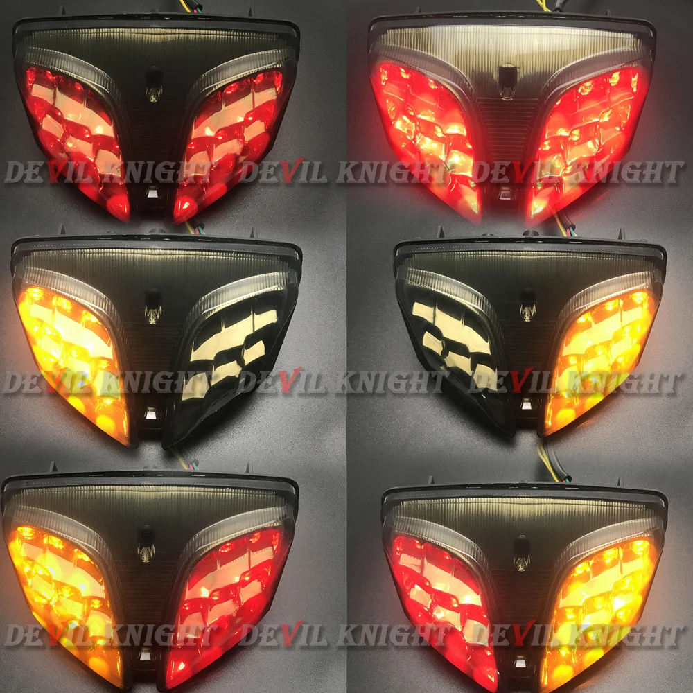 For Suzuki GSXR GSX-R 600 750 2008-2012 K8 K9 Integrated LED Rear Tail Light Turn Signal Motorcycle light Accessories GSX-R 1000