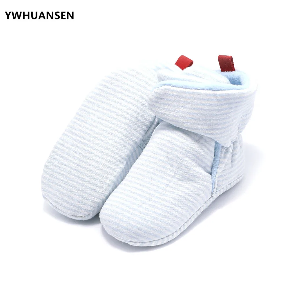 YWHUANSEN Unisex Baby Newborn Coral Fleece Bootie Winter Warm Infant Toddler Crib Shoes Girls Boys Floor First Walkers Boots