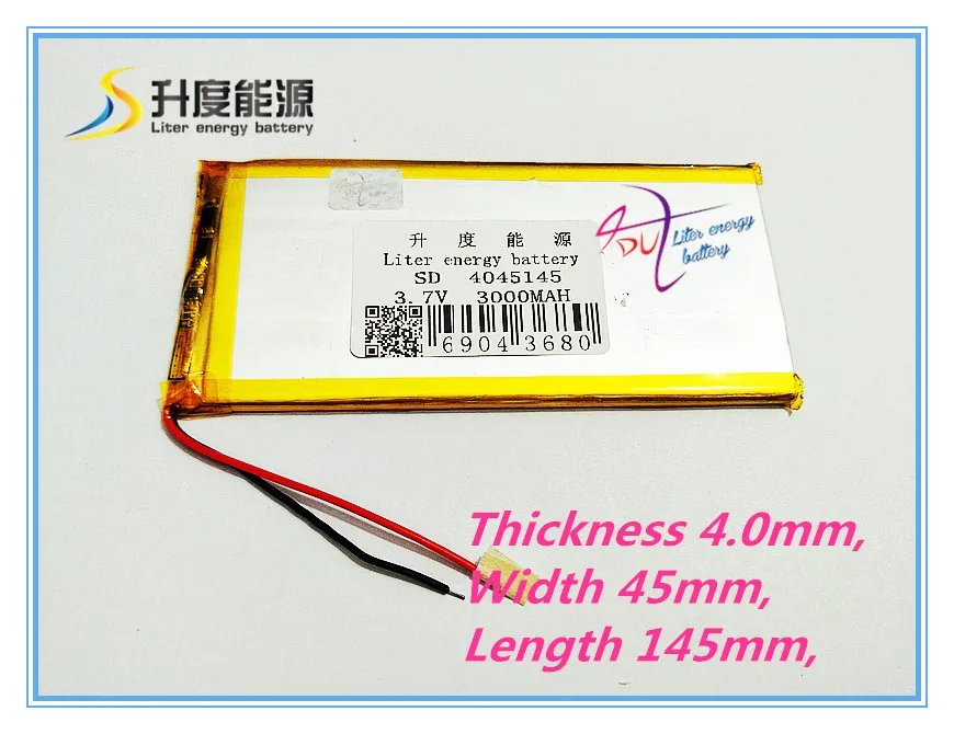 battery for tablet 3000MAH 3.7V 4045145 Lithium polymer Tablet Battery with protection board For Tablet M701 Teclast P76A