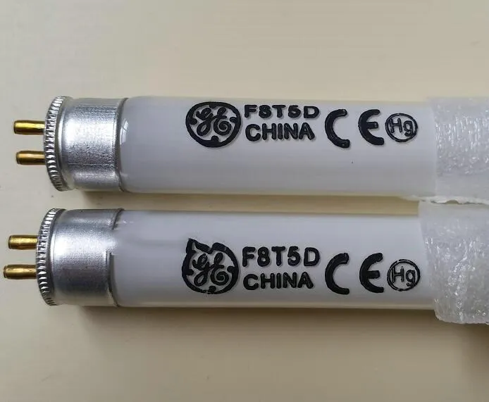 For 2pcs,HITACHI F8T5 BLACK LIGHT 8W 8 WATT fluorescent lamp tube,8WATT 365nm UVA bulb