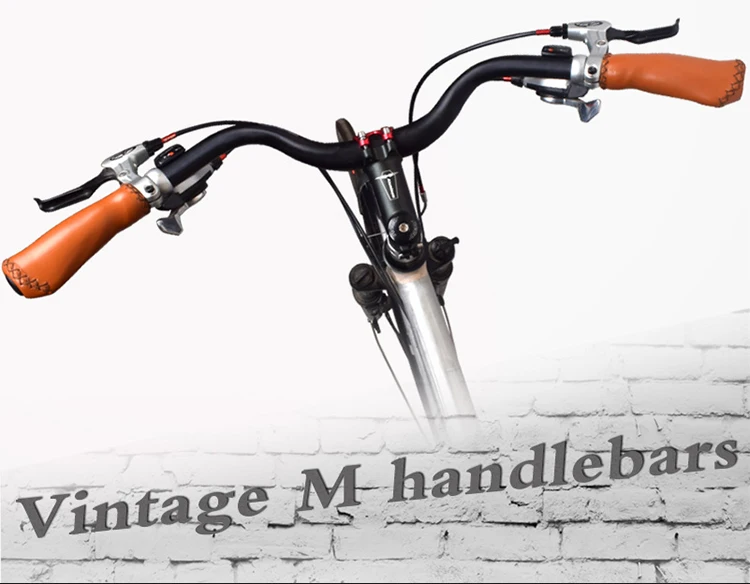 ヴィンテージ自転車ハンドルバー,シティバイク用固定具,レトロ,25.4