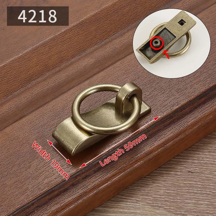 KAK Vintage Antike Bronze Schrank Griffe Chinesischen Stil Möbel Griff Schublade Knöpfe Schrank Tür Zieht Möbel Hardware