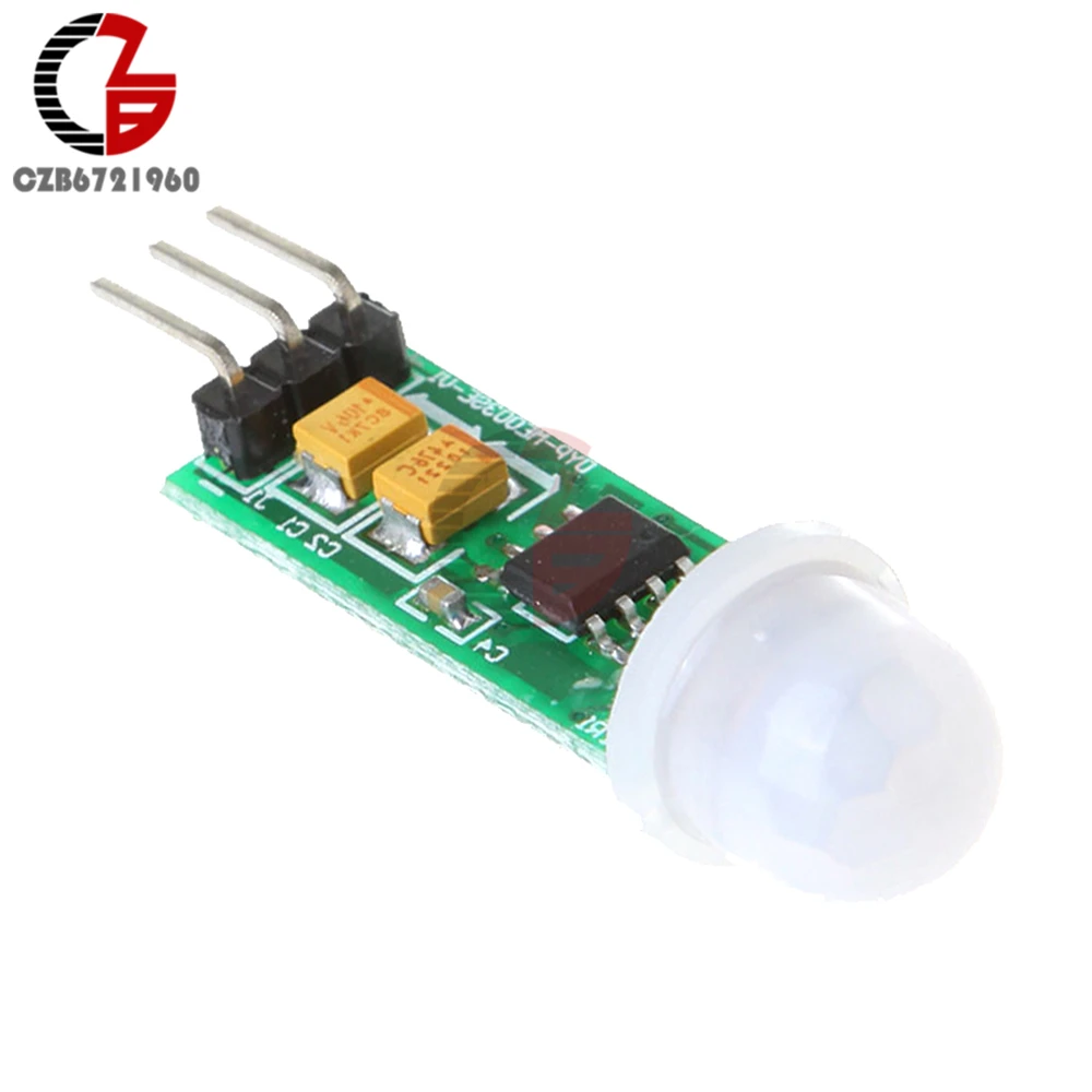 5V 12V Mini Infrared PIR Motion Sensor Switch Module IR Human Induction Detector Detection Light Sensor Switch Board for Arduino