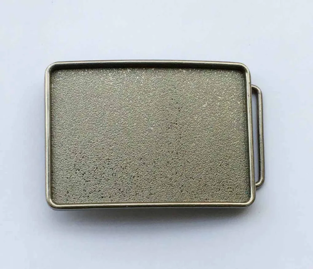 Vintage Rectangle Blank Belt Buckle -Any  Designs you want,Custometic DIY