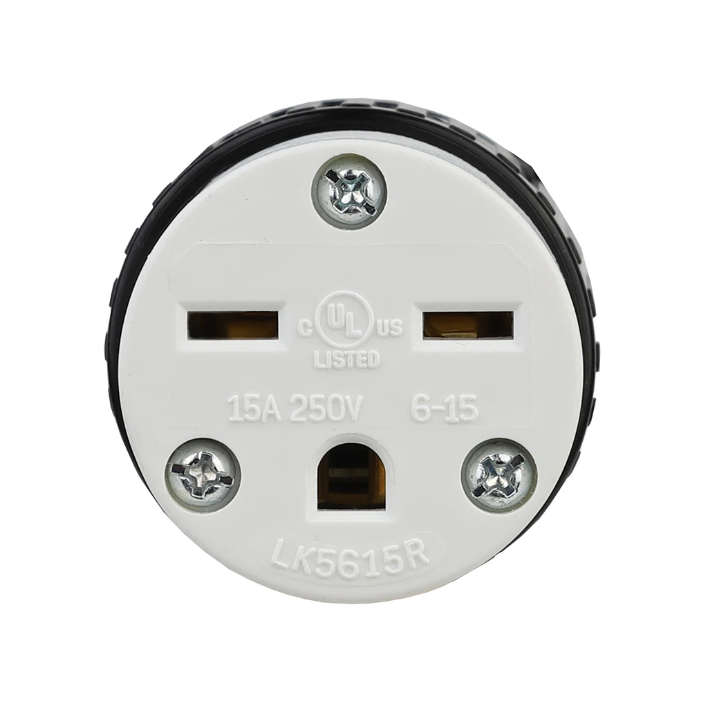 NEMA 6-15R  Self-wiring socket,15A/250V,US self-wiring connector,American Standard Industrial 3 hole  Female Plug