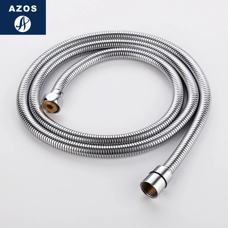 

Azos Shower Rod Brass Chrome Rise And Fall Single Function Rotatable Bracket Bathing Shower Room Round HSSJ017A