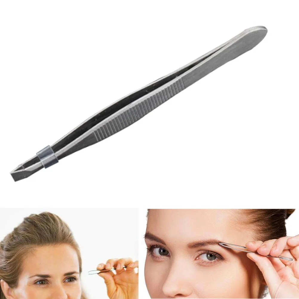 Eyebrow Tweezer Stainless Steel Eyebrow Clipper False Eyelash Extension Applicator Tweezer Hair Removal Clips Tool For Women