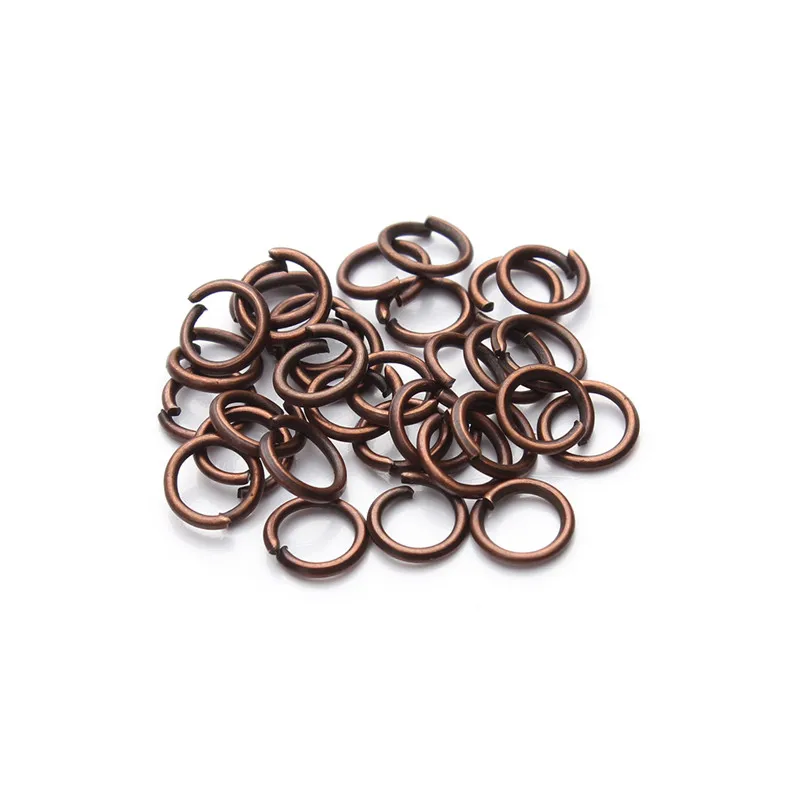 50-200pcs/Lot Metal 3/4/5/6/8/20mm Open Jump Rings & Split Rings Gold/Black/Silver/Bronze Color Connectors for Jewelry Making