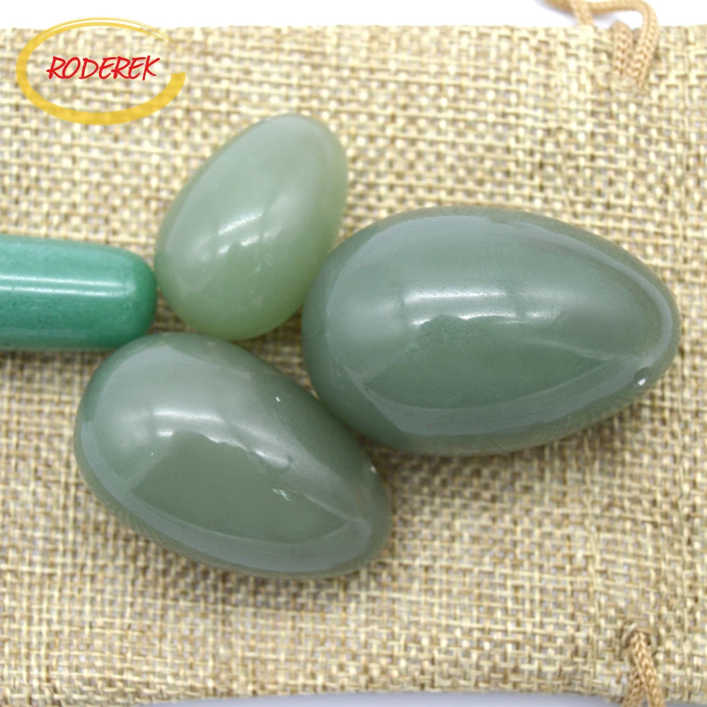 Stone Yoni Egg Natural Jade Egg Set  For Pelvic Muscle Wand Massaegr Kegel Exercise Health And Wellness