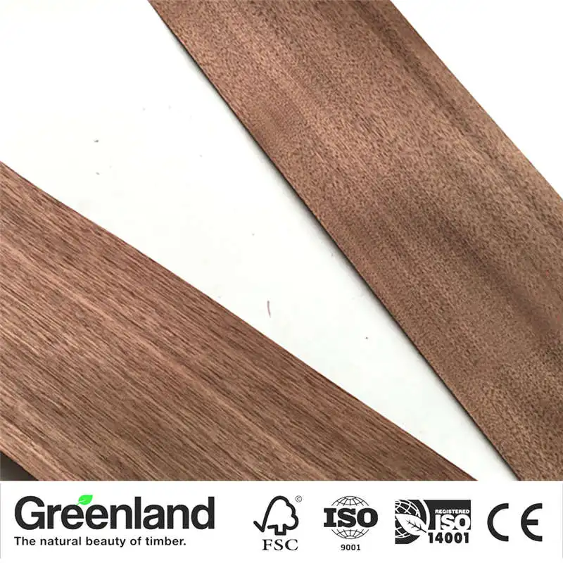 American Walnut(Q.C) Natural Wood Veneers Flooring DIY Furniture Natural Material Doors Outer Skin Size 250x15cm Vertical Veneer