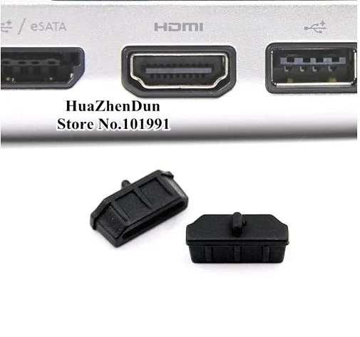 High Quality NEW Black HDMI Connector Anti Dust Stopper Cover for Laptop Desktop PC TV