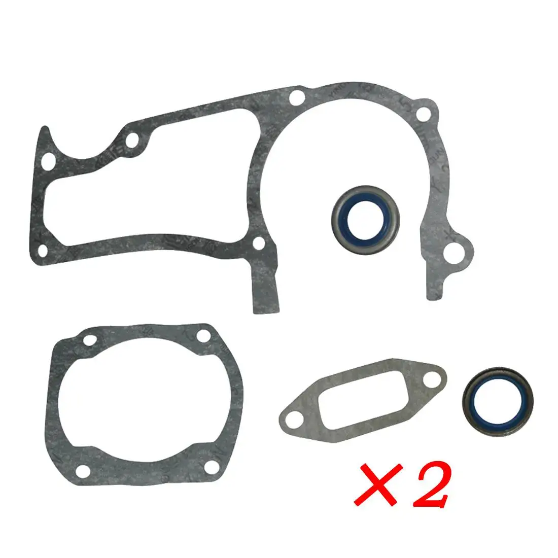 Set di guarnizioni 2 pezzi paraolio misura HUSQVARNA 375 365 362 per JONSERED 2065 2071 nuovo