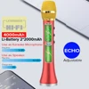 Lewinner L-698D – Microphone professionnel Portable sans fil, haut-parleur de karaoké, avec grande puissance, Bluetooth, 20W 2