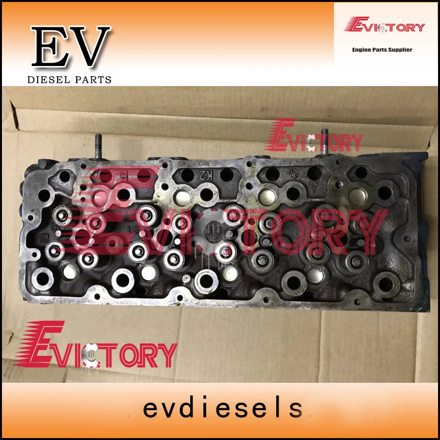 

For Kubota engine rebuild V2607 V2607T V2607-DI-T cylinder head with valve Bobcat use