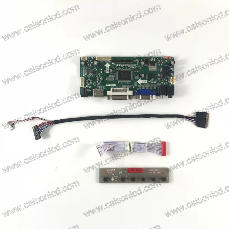 NT68676 LCD controller board support  DVI VGA AUDIO for N101ICG-L21 10.1 inch 1280X800 LVDS cable LCD panel  diy repair