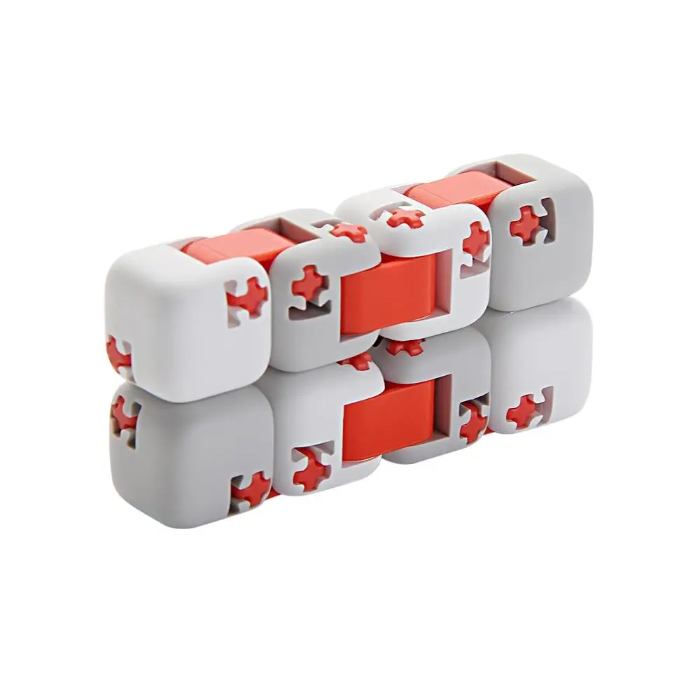 Original XiaoMi บล็อกอาคารไม่จำกัด Flippable Finger Spinner สำหรับเด็กความปลอดภัยแบบพกพา Builder สมาร์ท Mijia Mi Mini ของเล่น