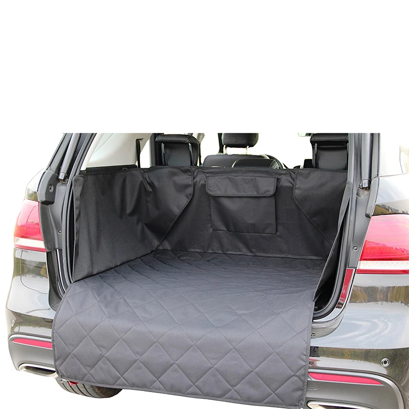 Waterproof Pet Mat Dog Carriers Safe Cargo Liner Cover Washable Car Travel Protector Back Seat Cover Pockets for SUV Pet Barrier