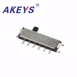 20PCS MSKT-14C01 MINI Slide Switch 4 Positions 10 Pin SMD SMT Mini Toggle Switches With Fixed Pin Step Slide Switch