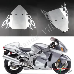 For Suzuki GSXR 1300 GSX1300R Hayabusa 1999-2007 Aluminum Silver Motorcycle Lower Under Belly Pan Wing