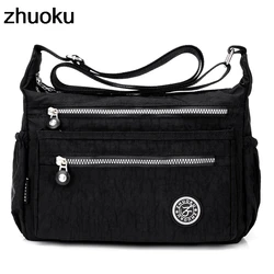 Kobiety Messenger torby Mini panie nylonowe torebki torba na ramię torba damska torebka Bolsas Feminina Crossbody torby