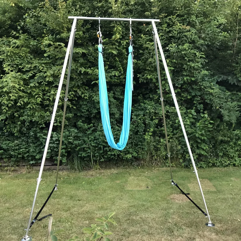 PRIOR FITNESS-Aerial Yoga Stand, Magnesium Alloy, Adjustable Hammock, Aerial Yoga Rigging