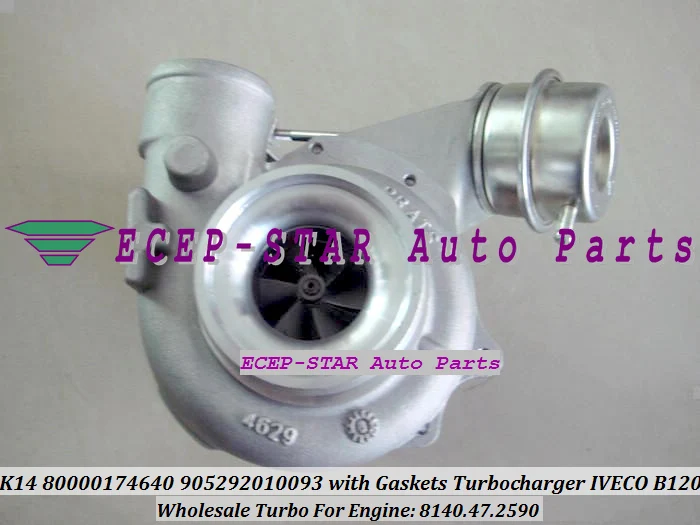 Free Ship K14 80000174640 905292010093 98492672 Turbo Turbocharger For IVECO B120 2004-2011 Engine SOFIM 8140.47.2590 8140472590