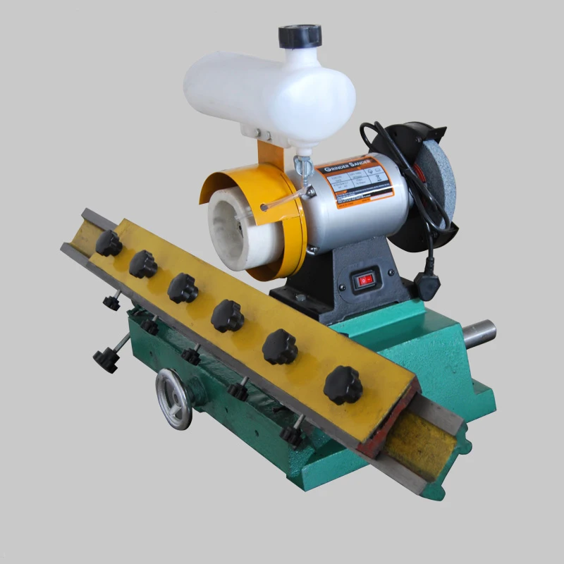 Bench Edge Grinding Machine Small Type Woodworking Straight Knife Sharpener Grinding Machine 220V 0.56KW grinder machine MF206