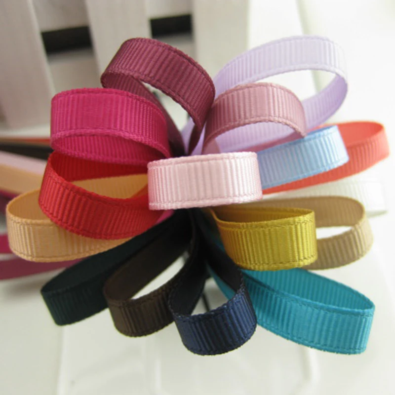 5meter/lot 6mm Ribbed Ribbon Adult Children\'s Hair Bow DIY Handmade velvet ribbon Accessories cintas Ribbon T-015