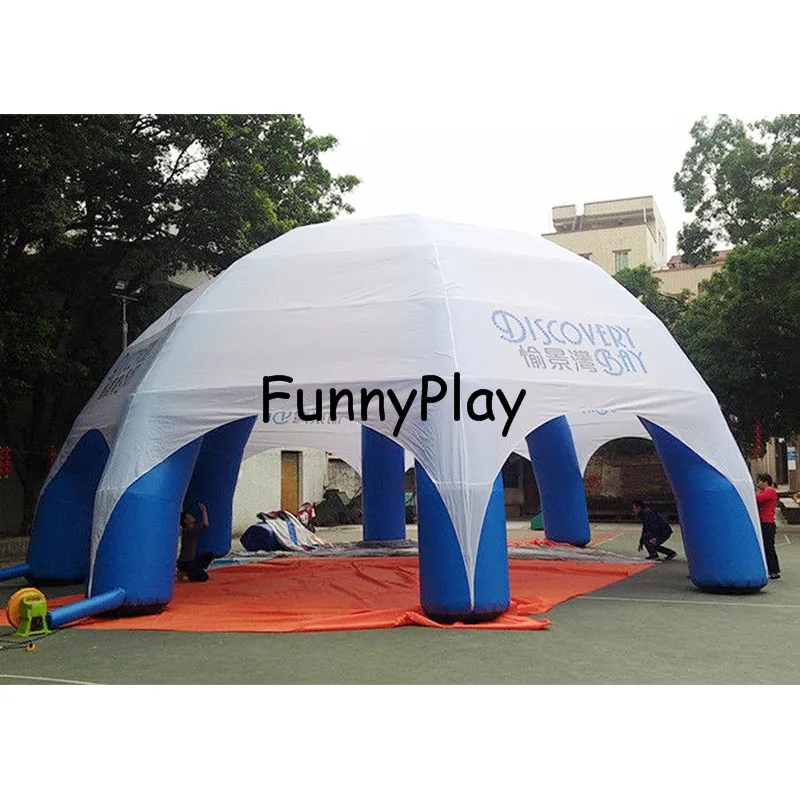 8m Inflatable promotional trade show tents for event inflatable air tent,infltable sports exhibition spider tent