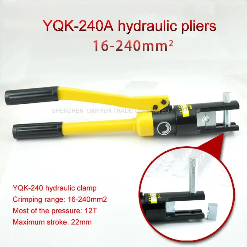 Hydraulic crimping tool 16-240mm Crimping range YQK-2401pcs