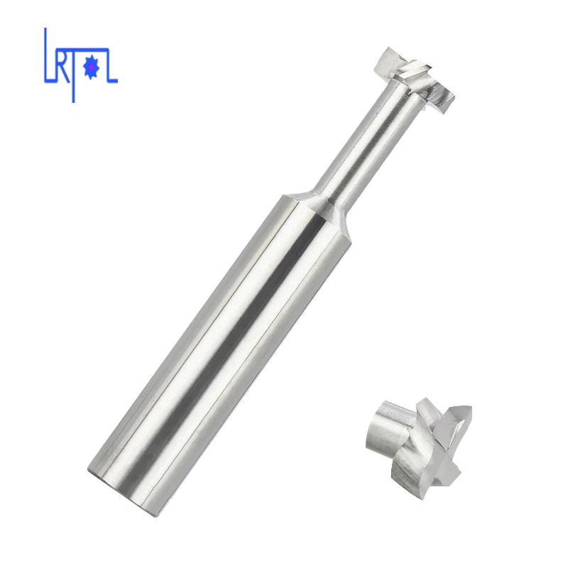 solid carbide HRC55  D10*H 1 1.5 2 2.5 3 4 5mm T slot milling cutter ,end mill for cnc machine