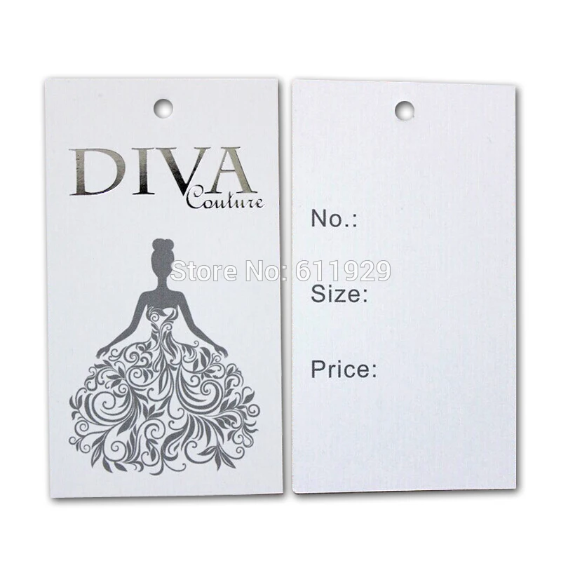 Free shipping customized clothing wedding dress hang tag/swing tags/garment printed tags/clothing labels