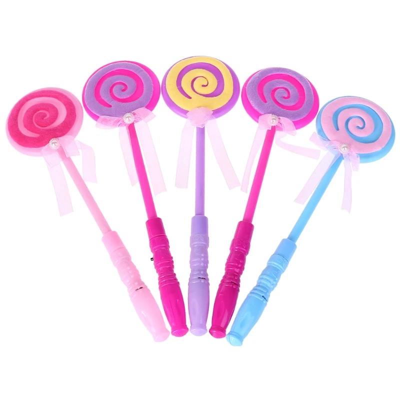 Fairy Princess Wand Party Supplies Lamp Toys LED Lollipop Flash Light Glow Stick