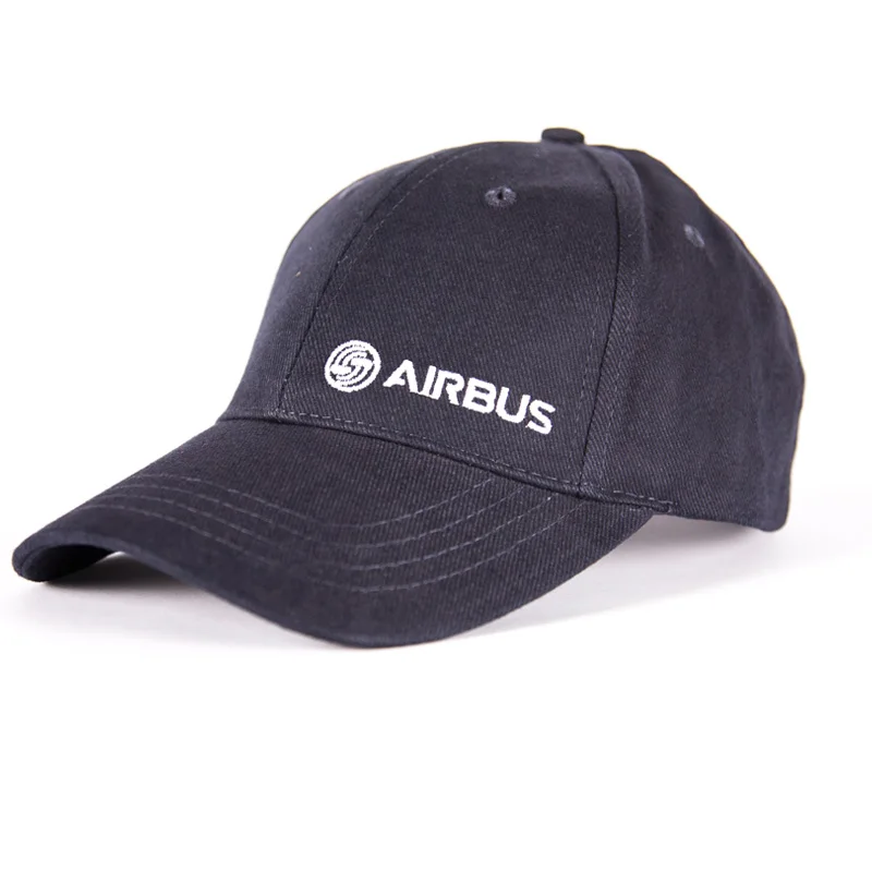 AIRBUS A380 Baseball Cap Embroidery Cotton Hat Blue / Grey , Adjustable, Gift for Airport Staff Flight Crew Pilot Men women