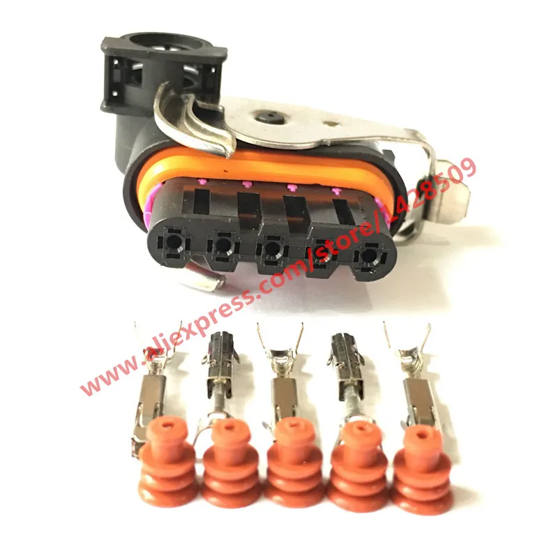 1 Set XL Auto Female Parts Connector Wiper Motor For The Great Wall Geely 5 Pin Lear Waterproof Connector 18242000000