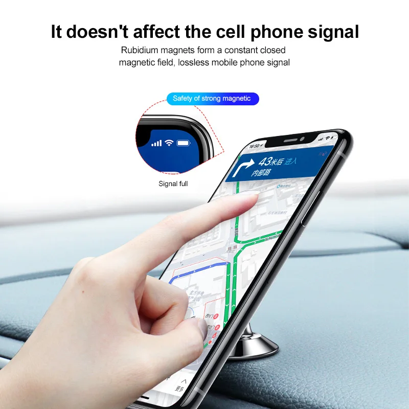 OLAF Universal Magnetic Car Phone Holder Stand in Car For iPhone X Samsung Magnet Air Vent Mount Cell Mobile Phone Support GPS