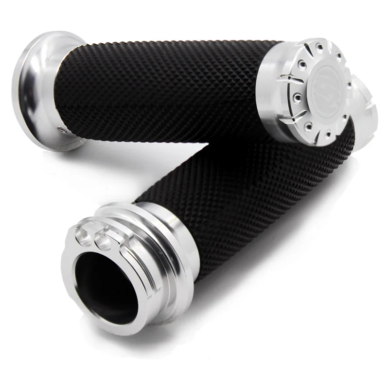 Nordson 25MM Motorcycle Handlebar Grips CNC Handle Bar Grips For Harley Sportster Cruiser Bobber Chopper Custom