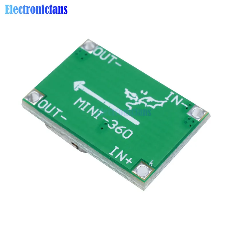 10PCS Mini360 DC-DC Buck Converter Step Down Module MP2307 4.75V-23V to 1V-17V 340KHz 17x11x3.8mm For Flight Control Car Module