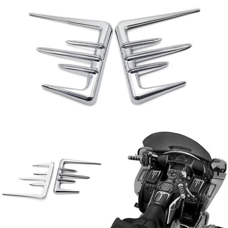 

For Honda GL1800 GL1800A Goldwing 2001-2010 ABS Motorcycle Chrome Glove Box Accents Trims