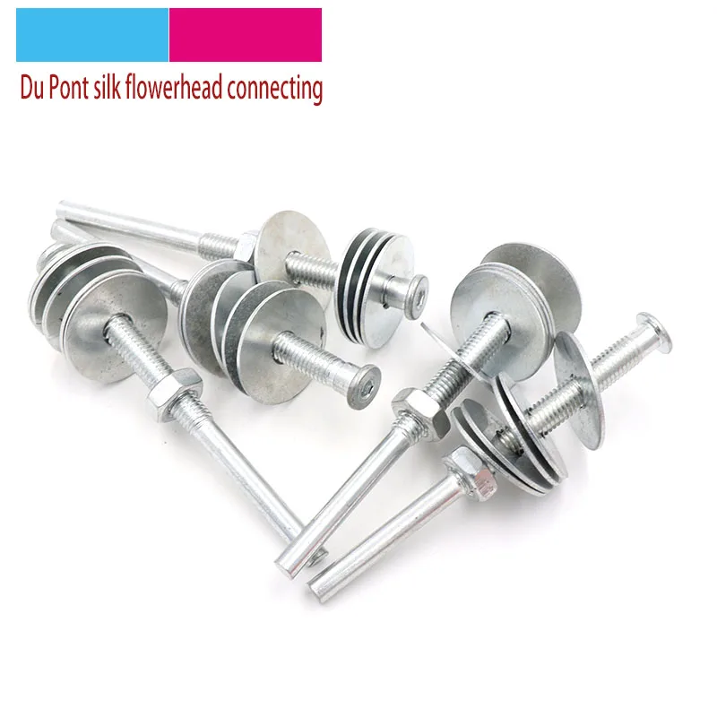 1pcs Mandrel Connecting Rod 6mm Shank DuPont Polishing Head Screw Drill Polisher Extension Thread Rod With Washer Link