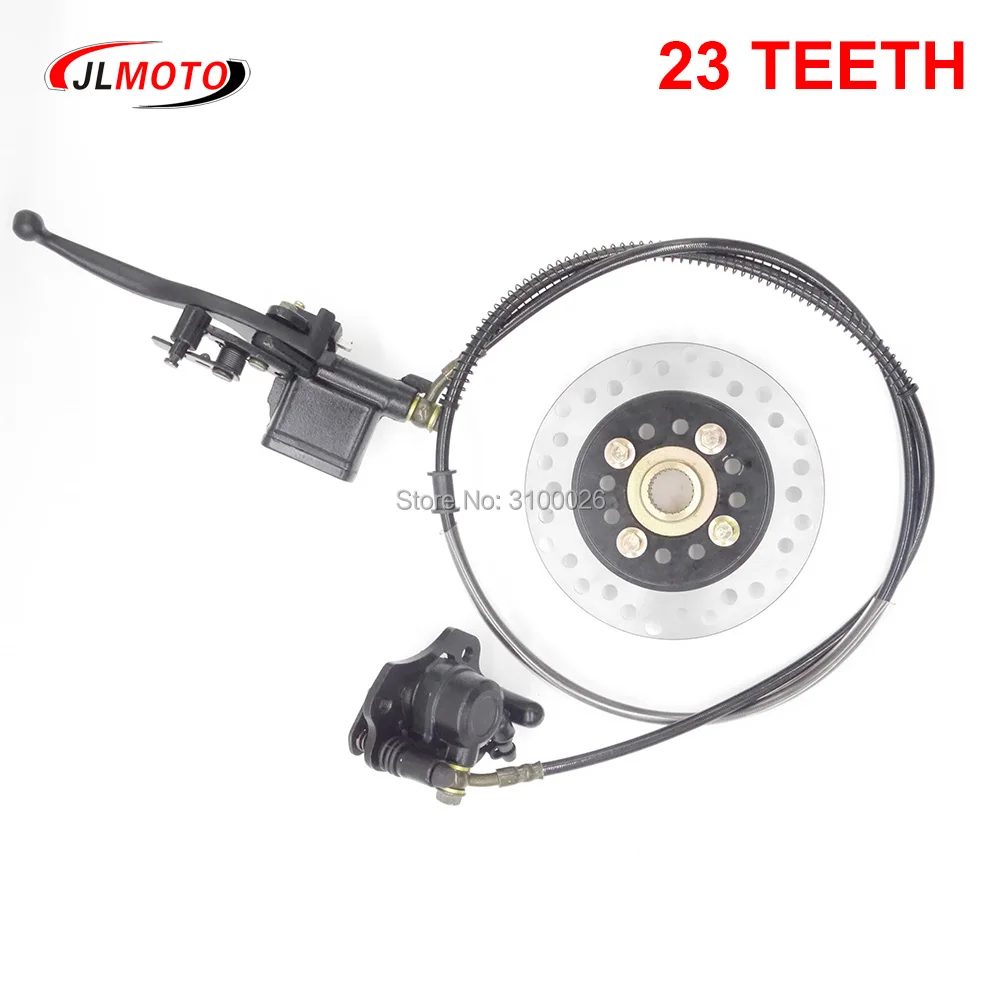 158mm/160mm Disc Brake with 23 Teeth Hub Fit For Rear Axle Brake Golf Quad ATV UTV Go kart Buggy Bike Parts