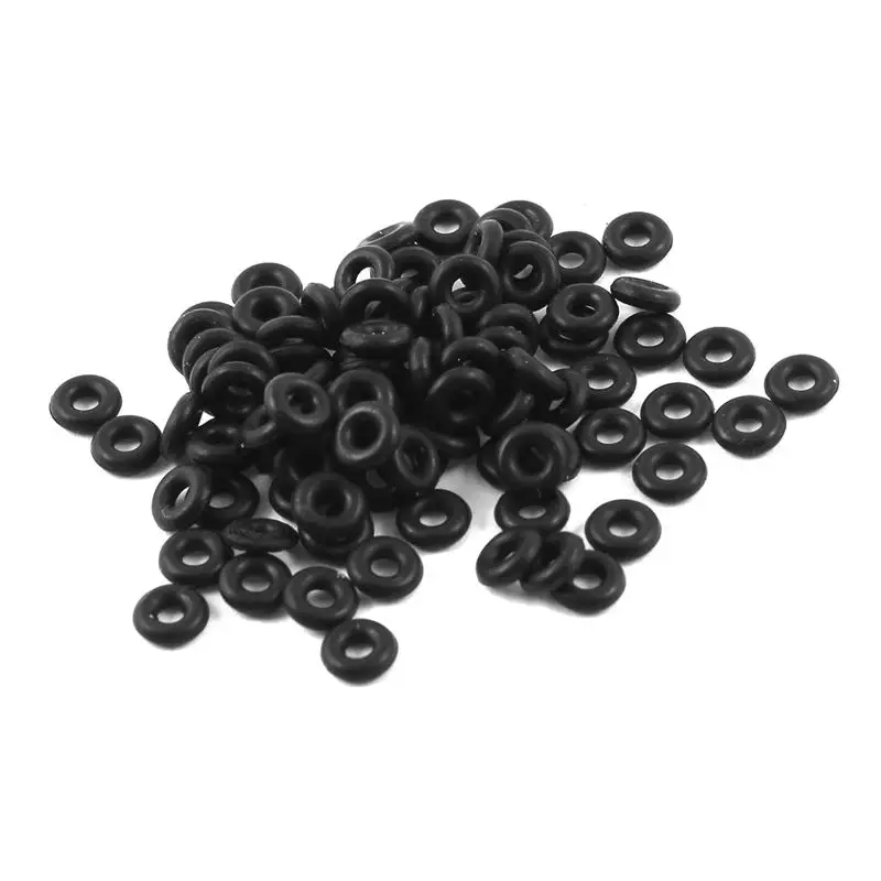 100 pcs O-ring in nitrile rubber 6 x 2 mm