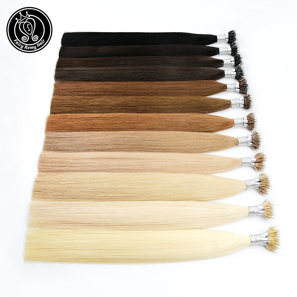 Fairy Remy Hair 0.8g/s 16-18 inch Remy Micro Beads Hair Extensions In Nano Ring Links Russian Human Hair Platinum Blonde 40g