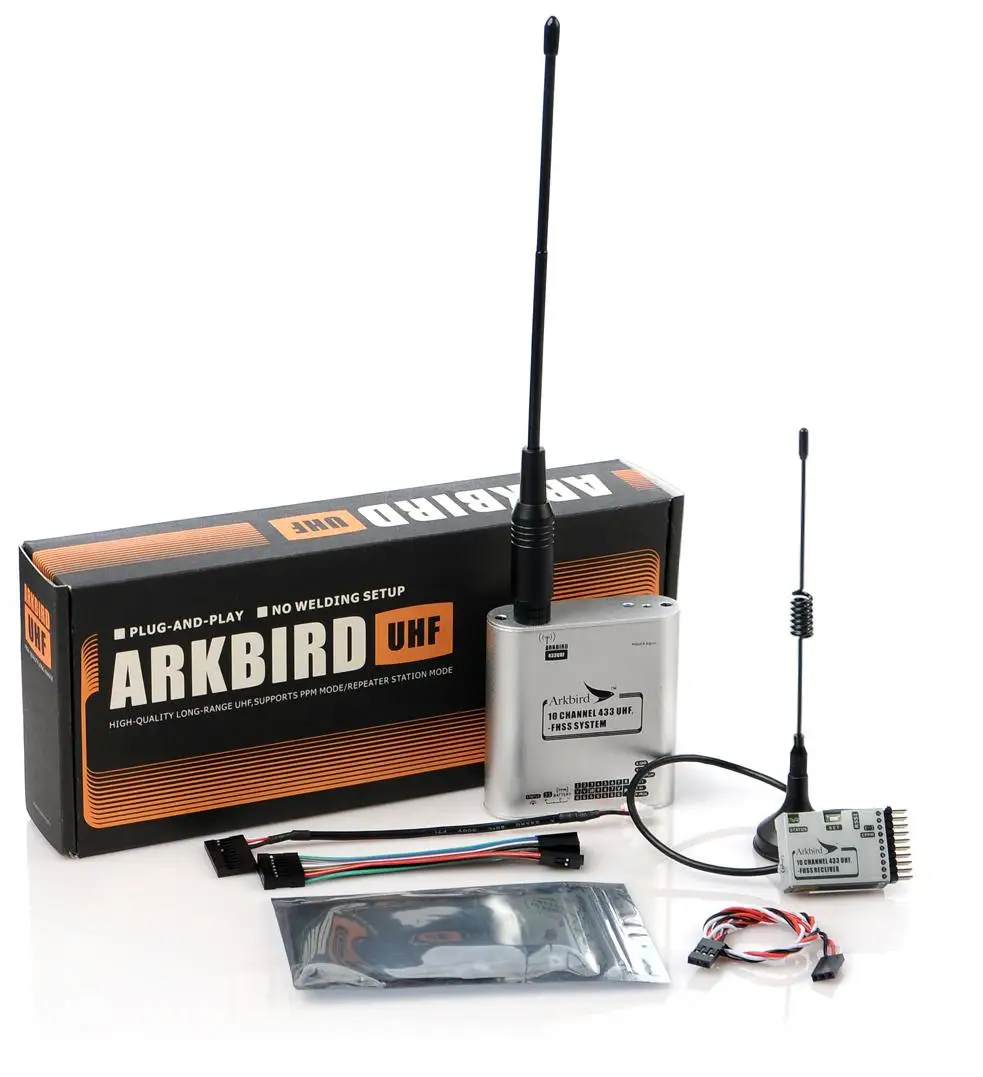 

ARKBIRD 10CH 433UHF Long-range FHSS Control System Transmitter + Receiver Futaba