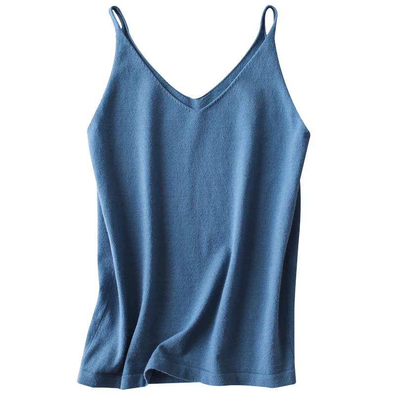 Soft V-neck Sweaters and Pullovers for Women Cashmere Warm Sleeveless Tank tops Summer Blouse Vest Female Brand Jumper