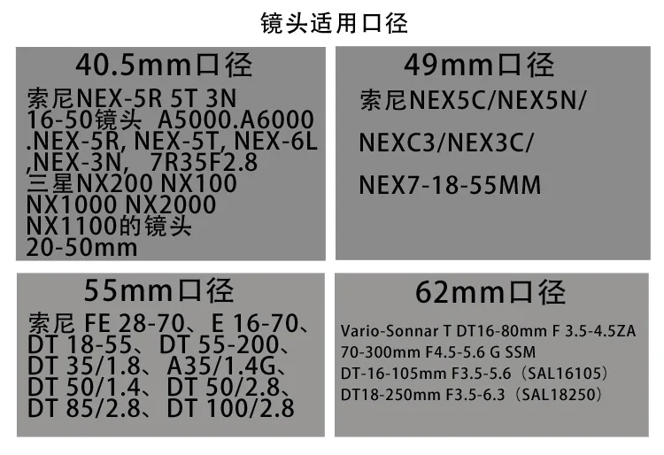 Capuchon d'objectif d'appareil photo numérique, suivi gratuit, pour 40.5 49 52 58 55mm 18-70 18-55mm A290 A580 A200 A450 A330 HX300