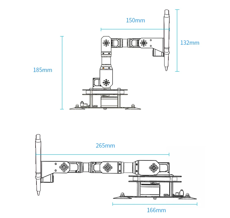 Imagem -05 - Bluetooth Escrita Robô Desenho Braço xy Plotter Rrm Braço Robótico Drawarm Faça Você Mesmo Lobot Controle xy