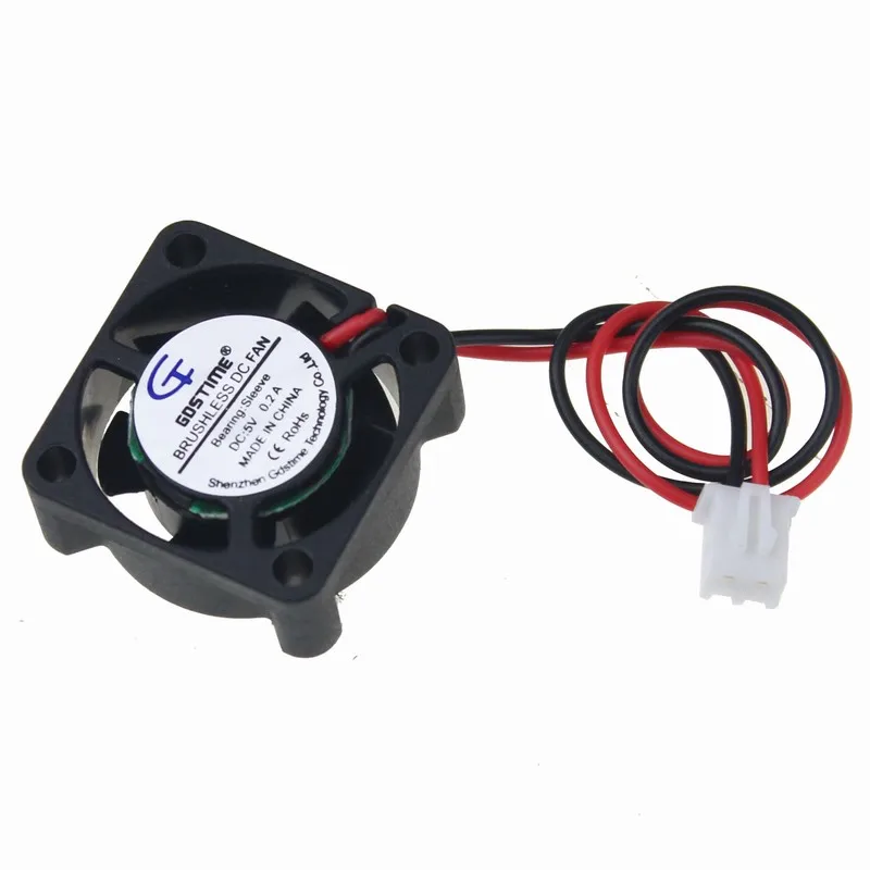 

Gdstime 2 pcs Micro 2510 25x25x10mm 2510s 25mm 5V DC Brushless Cooling Fan Cooler