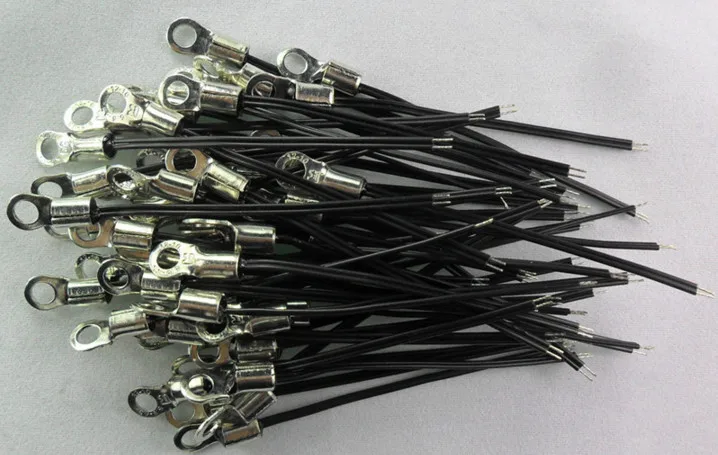 Fast Free Ship 20pcs/lot NTC thermistor copper ring inner diameter 4.2MM 10K 5% 3435 100MM length 28# NTC sensor